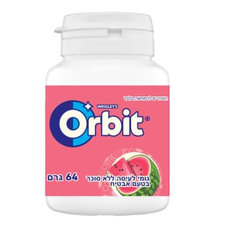 מסטיק אורביט אבטיח 64 גר