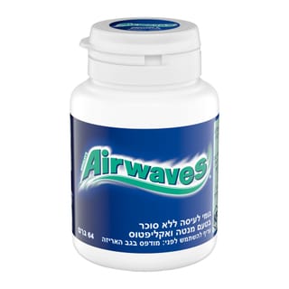 מסטיק איירוויבז בטעם מנטה אקליפטוס ללא סוכר