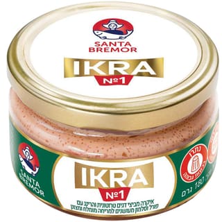 איקרה ביצי דג טרוטונית והרינג עם פורל וסלמון 180גרם