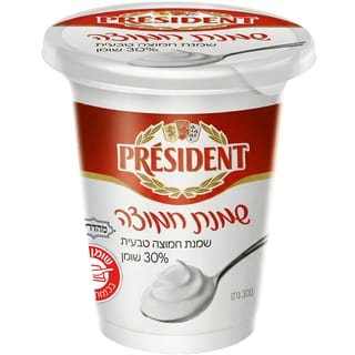 שמנת חמוצה טבעית 30%