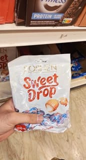 סוכריות במילוי קרם חלב 150 גרם רושן SWEET DROP