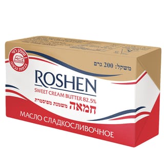 חמאה 82.5% רושן 200 גר