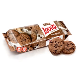 עוגיות "LOVITA" שוקולד עם חתיכות שוקולד 150 גר