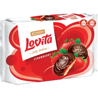 עוגיות תות שדה 420 גר LOVITA