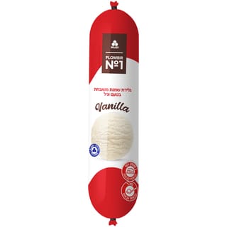 גלידת שמנת משובחת בטעם וניל אריזה משפחתית