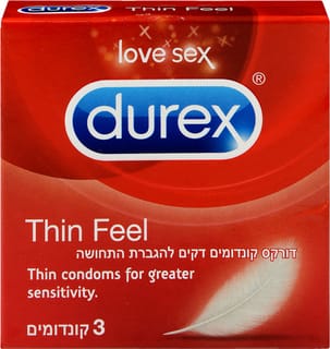 דורקס קונדומים פיל טין 3 יחידות