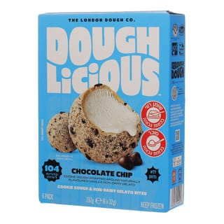 DOUGHLICIOUS קינוח בצק עוגיות עם גלידת וניל