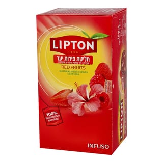 ליפטון חליטת פירות יער 20 מעטפות