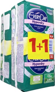 תחבושת EVERY DAY נורמל 18+18 מארז חיסכון