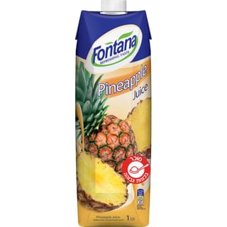 מיץ אננס 100% 1לי