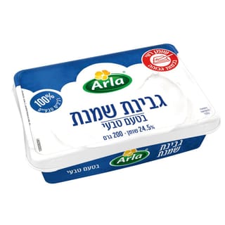 ארלה גבינת שמנת טבעי 200 גרם