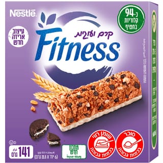 פיטנס חטיף דגנים קרם
