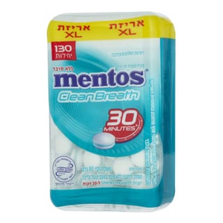 מנטוס קלין ברט' מנטה עדינה 90X8 XLג