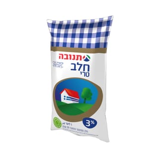 חלב 3% שומן שקית 1 ליטר בדצ