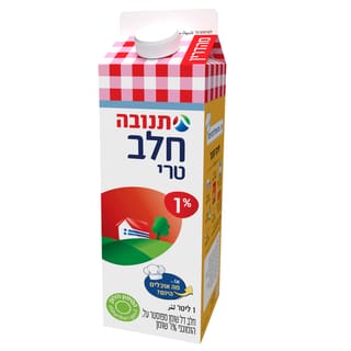 תנובה חלב טרי 1%
