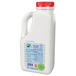 יוגורט תנובה כד 1.5 ליטר 4%