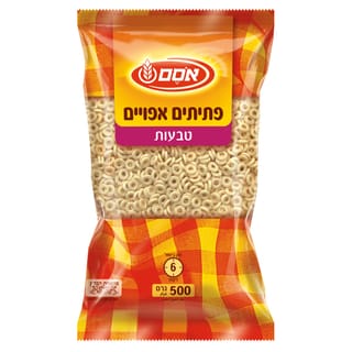 פתיתים אפויים טבעות אסם - 500 גרם