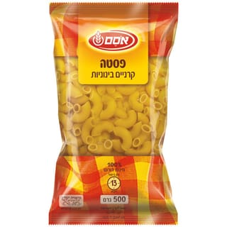 פסטה קרניים בינוניות אסם - 500 גרם