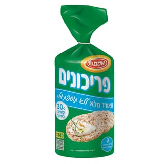 אסם פריכונים עגול אורז דל נת.12*140ג