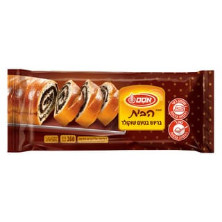 עוגת הבית שמרים בריוש שוקולד אסם 360 גרם