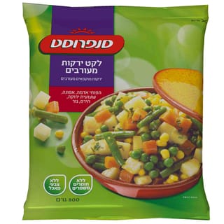 לקט ירקות-מעורבים 800 גר' סנפרוסט
