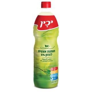 חומצה אצטית 5% יכין 1 ל'