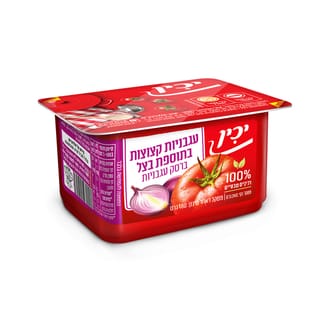 עגבניות קצוצות עם בצל יכין 240 ג'