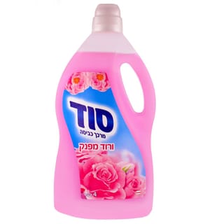 מרכך כביסה ורוד מפנק - 4 ליטר