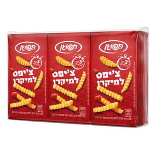 צ'יפס למיקרו שלישיות (125*3)