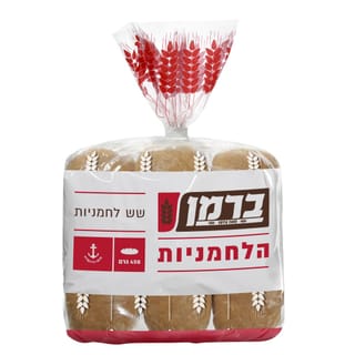 לחמניות ברמן 6יח 450גר