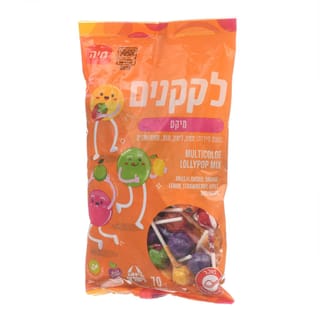 לקקן סוכריה על מקל 70יח'