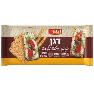קרקר דגן ללא סוכר 250 גרם הדר