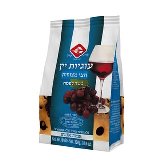 עוגיות יין חצי מצופה