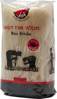 מקלוני אורז דקים ווק