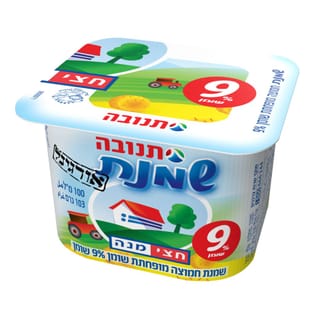 שמנת 9% חצי מנה 100 גר