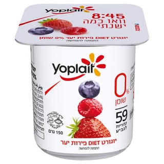 יוגורט דיאט פירות יער 0%