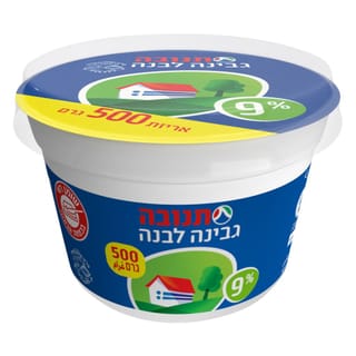 גבינה לבנה תנובה 9%