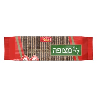 ביסקוויט מרובע חצי מצופה 175גר