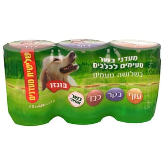 בונזו מולטיפאק 3*400 גרם