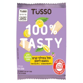 טוסו ופל קלאסי בטעם לימון 200ג'