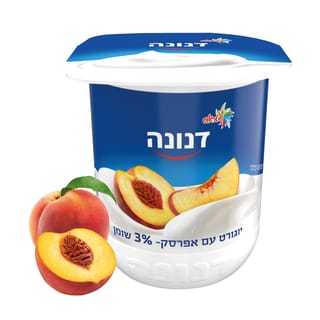 דנונה אפרסק 3% 150 גרם