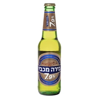 בירה מכבי 7.9% 330 מ"ל