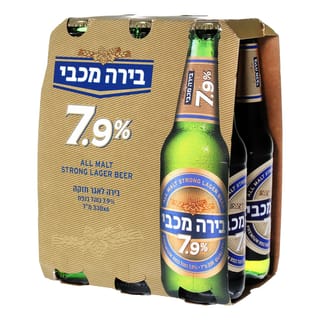 בירה מכבי חזקה 7.9%