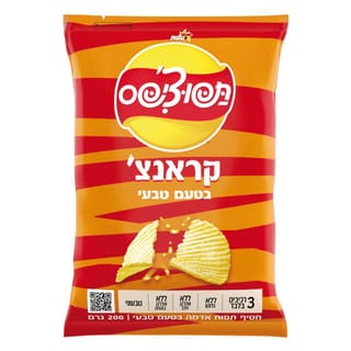 תפוצ'יפס קראנץ' טבעי - 200 גרם