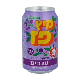 מיץ פז ענבים פחית 330מ"ל