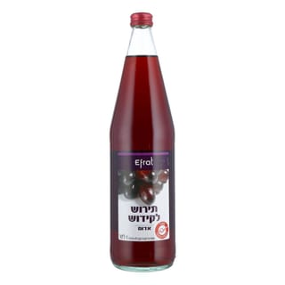 יקבי אפרת תירוש טבעי אדום 1 ליטר
