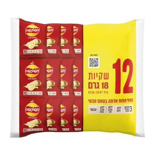 מארז תפוצ'יפס טבעי 12*18