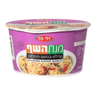 מנת השף נודלס בטעם פטריות