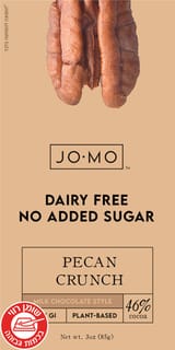 JOMO שוקולד חלב עם שברי פקאן 45% 85 גרם