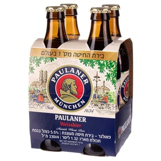 בירה פאולנר, בירת חיטה מעוננת, בקבוק 330 מל